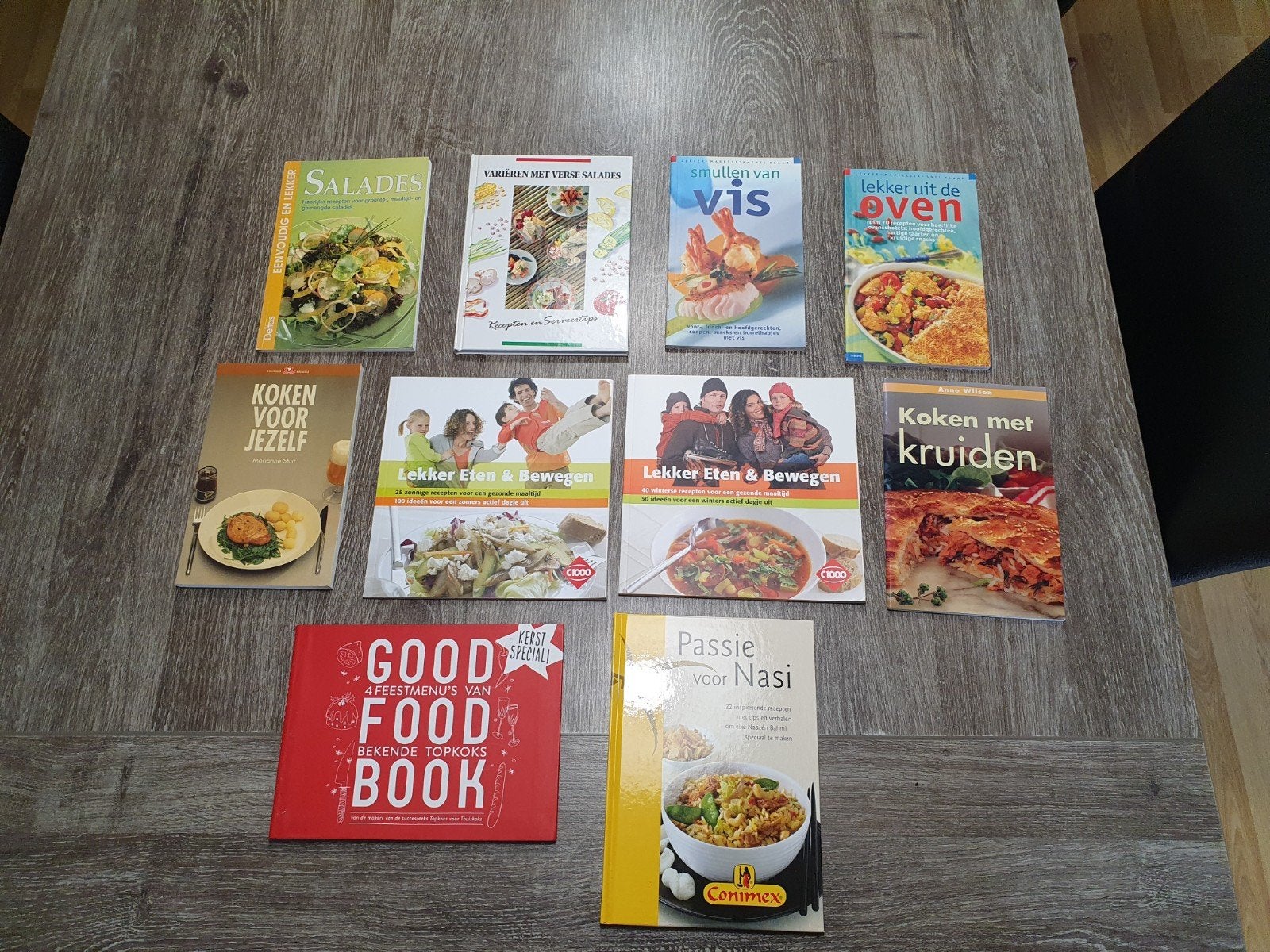 10 Kookboekjes in 1 koop, Diverse auteurs, Ophalen of Verzenden, Zo goed als nieuw, Overige typen