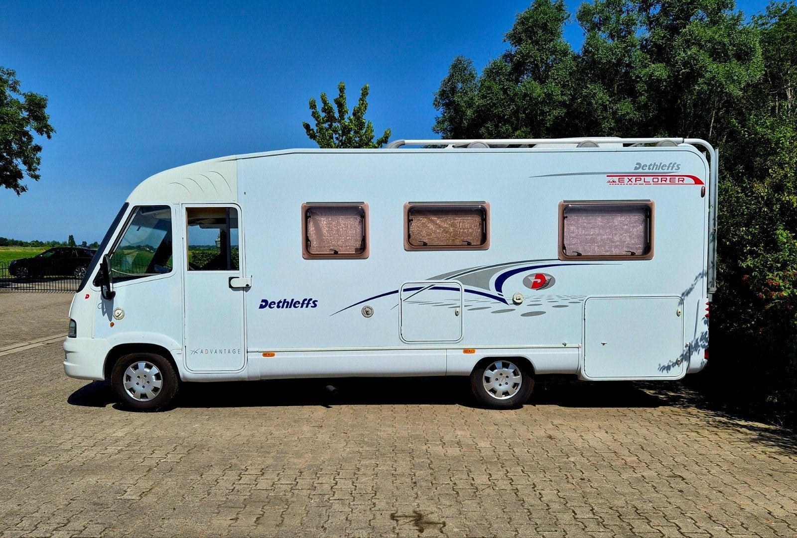 Dethleffs Advantage xxl garage,stalling, luchtvering etc, Caravans en Kamperen, Campers, Integraal, Ringverwarming, Fiat, Luifel