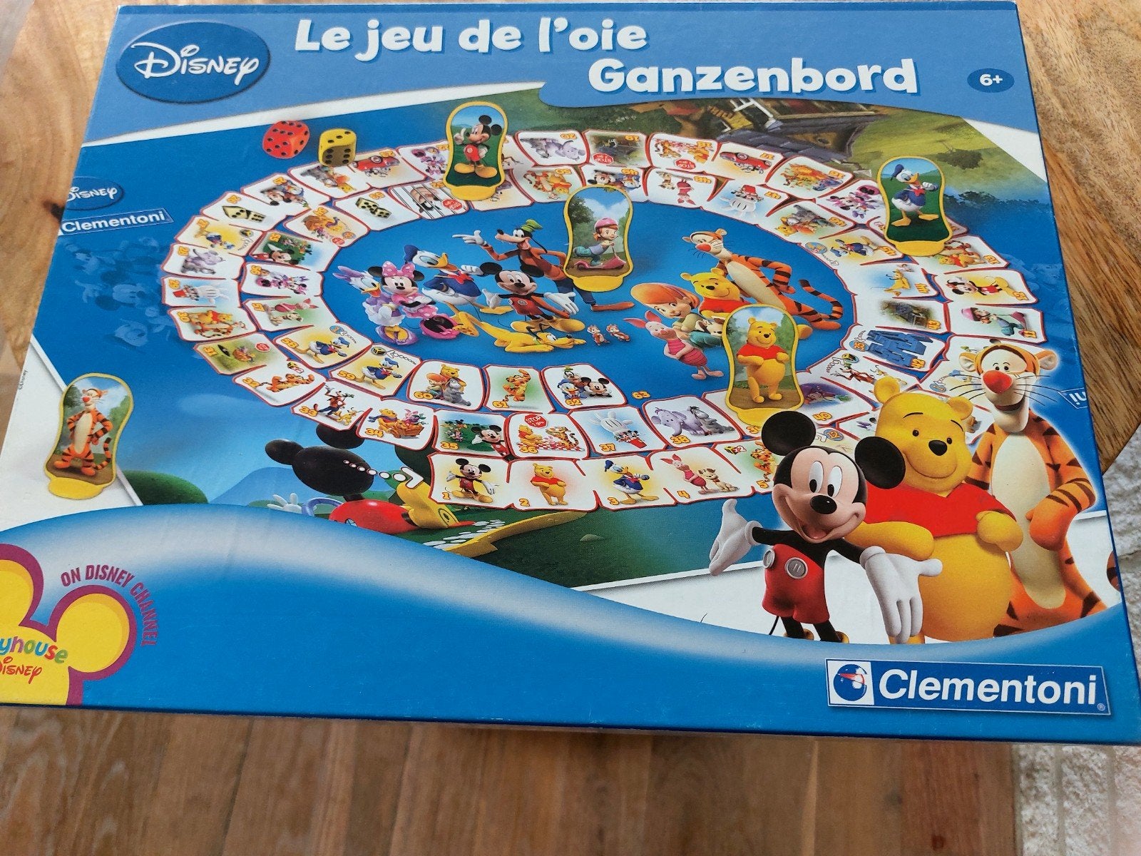 ganzenbord, Ophalen