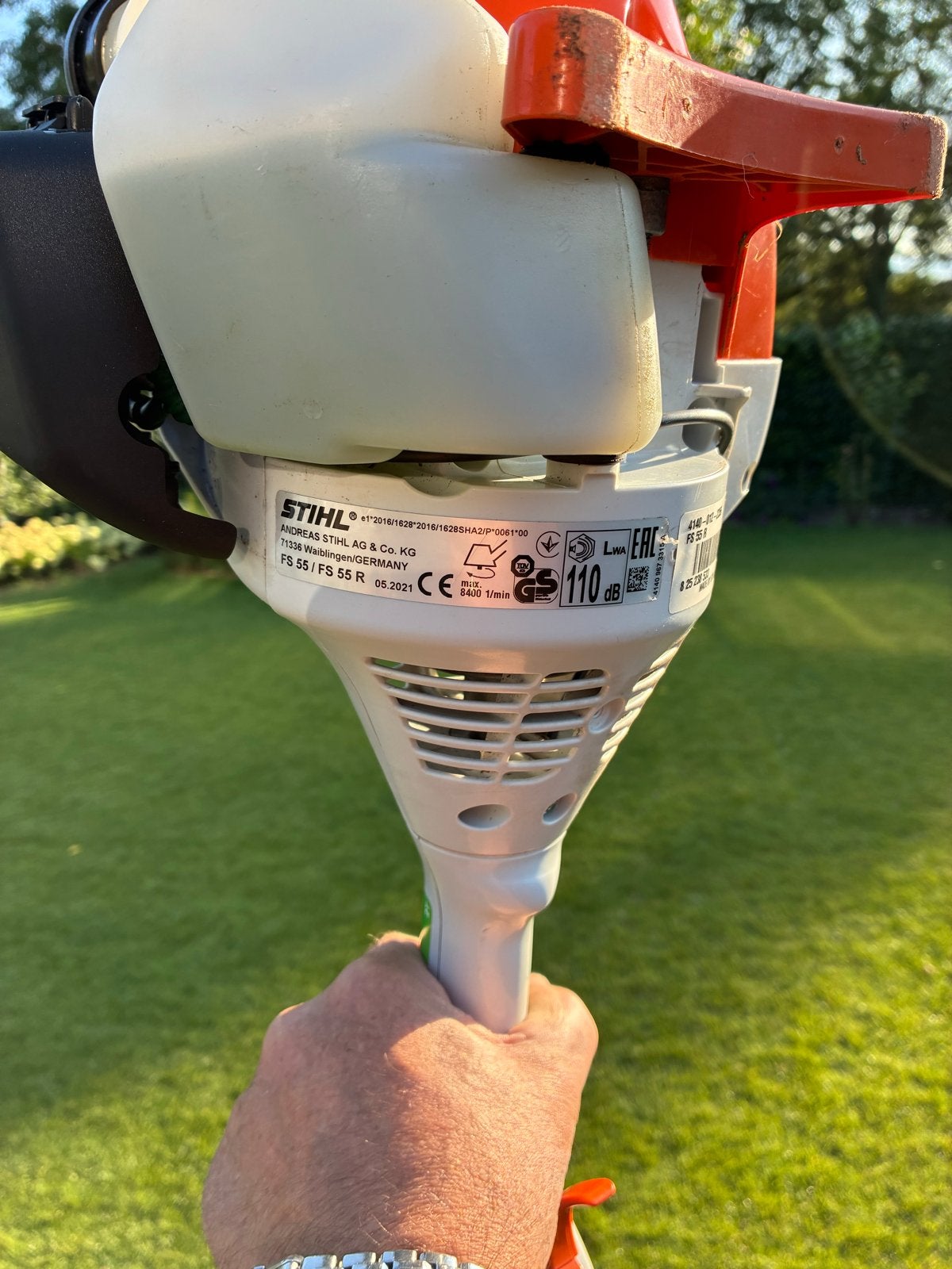 Stihl FS 55 R Benzine Bosmaaier - Zo goed als nieuw, Tuin en Terras, Ophalen, Zo goed als nieuw, 10 tot 30 cm, Benzine