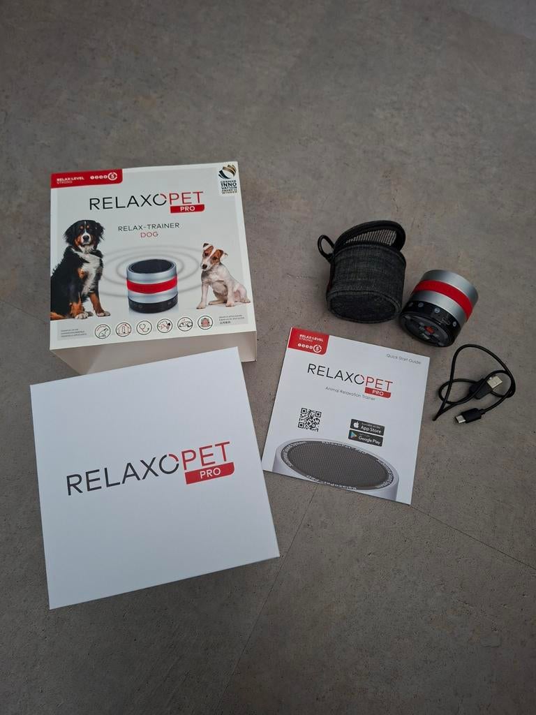 Relaxopet Pro + beschermtasje, Dieren en Toebehoren, Ophalen of Verzenden, Zo goed als nieuw