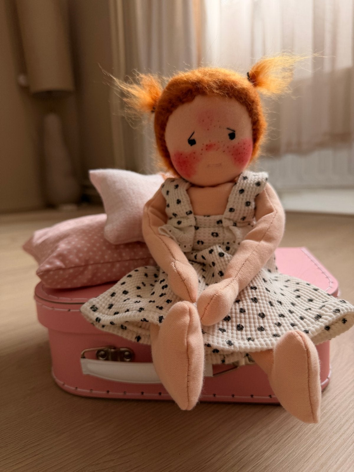 Waldorf pop, antroposofische pop, stoffenpop, bio pop, Kinderen en Baby's, Ophalen of Verzenden, Nieuw