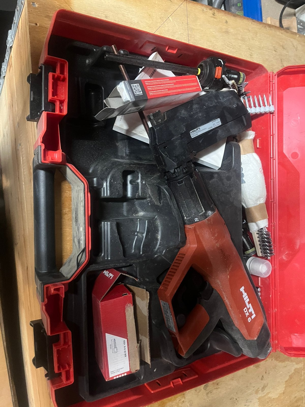 Hilti DX6 kruidschiethamer, Ophalen, Zo goed als nieuw