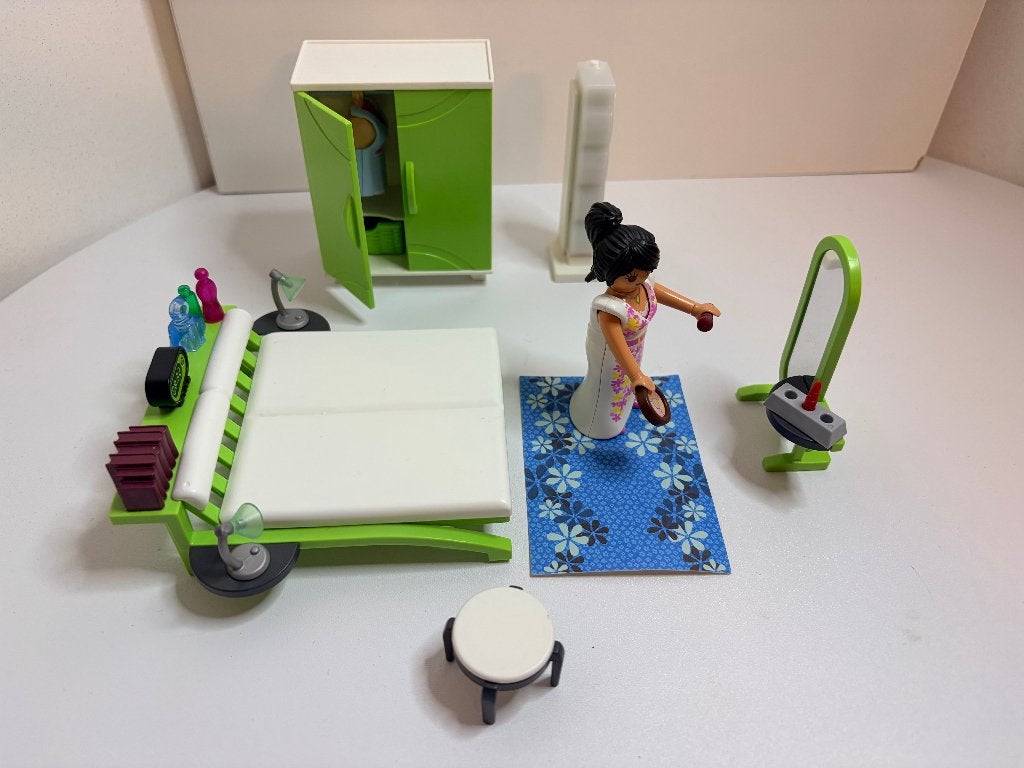Playmobil 9271 Slaapkamer met make-up tafel, Gebruikt, Complete set, Overige typen, Ophalen of Verzenden