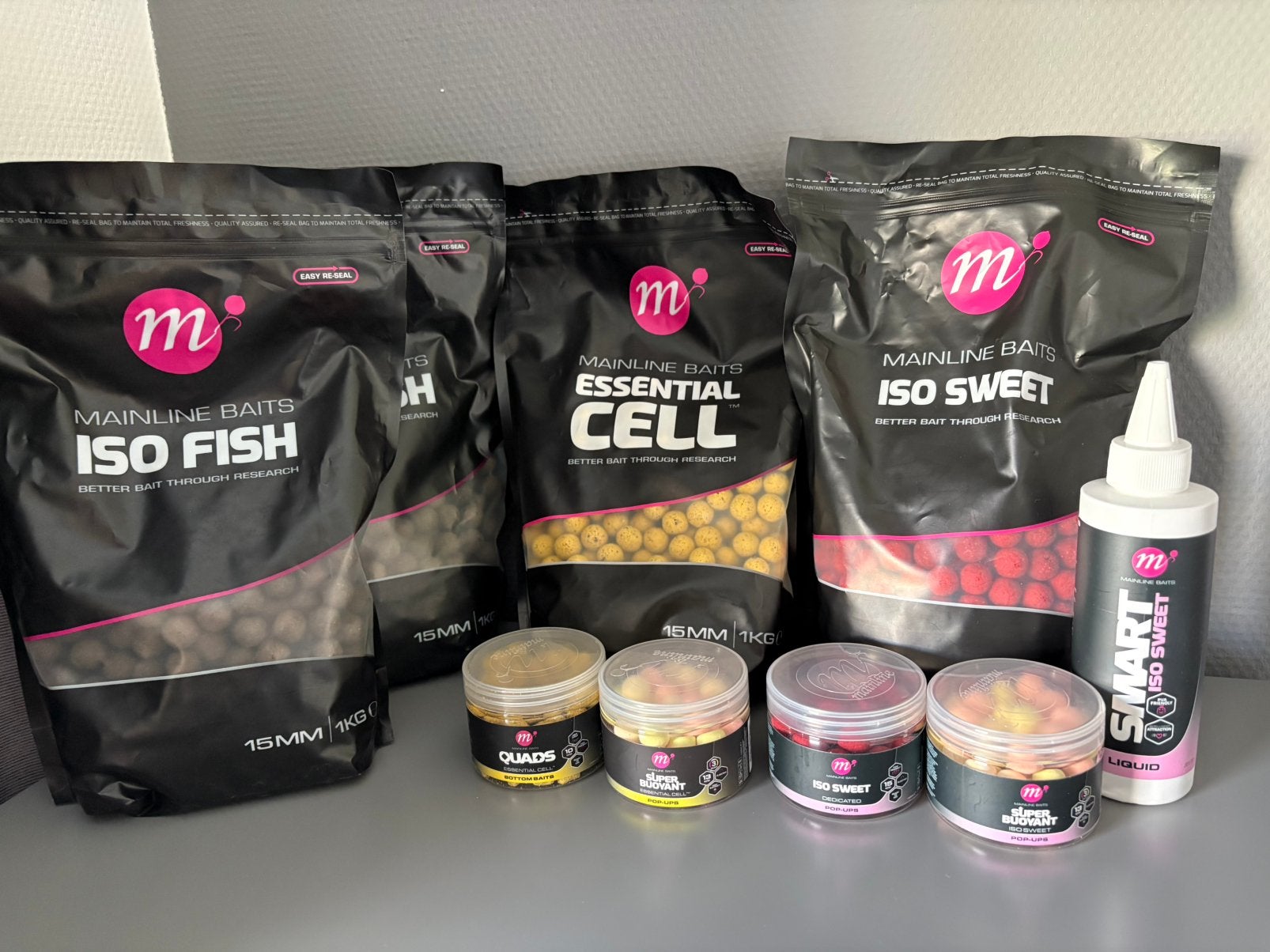 Mainline Boilies Popups liquids Aaspakket zie Adv Nieuw!!, Ophalen, Nieuw, Overige typen