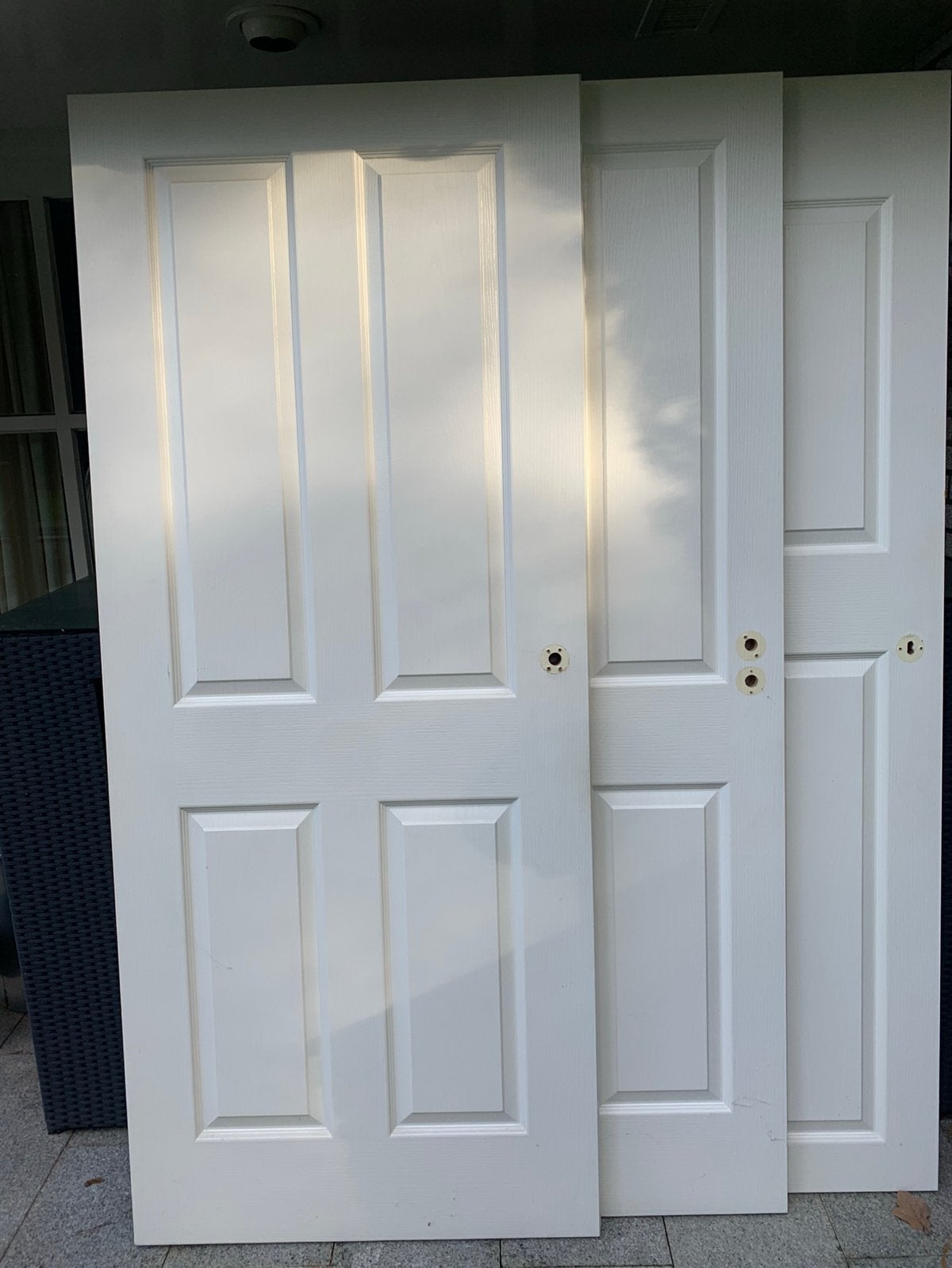 Binnen deuren woonkamer, toilet en meterkast deur, Ophalen, Gebruikt, 80 tot 100 cm, Binnendeur
