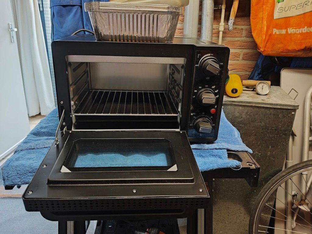 camping oven, Ophalen, Zo goed als nieuw
