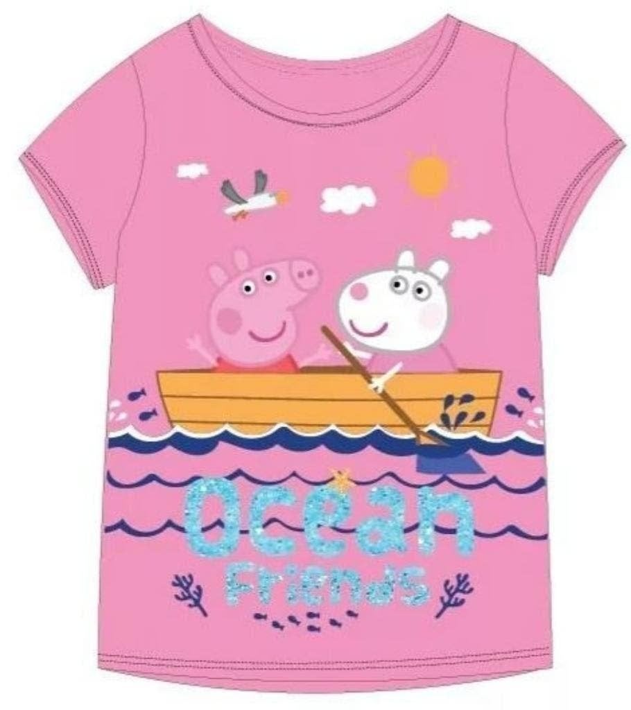 Peppa Pig T-shirt Ocean - Maat 104 - Katoen, Meisje, Nieuw, Ophalen of Verzenden, Shirt of Longsleeve