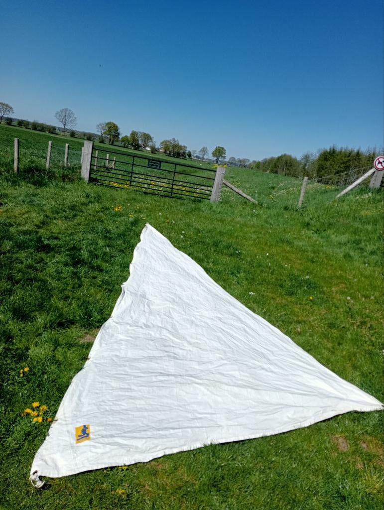 1x Fok Middel. van Jan Schokker's Zeilmakerij IJsselmeer, 6 meter of meer, Minder dan 15 m², Overige typen, Ophalen of Verzenden