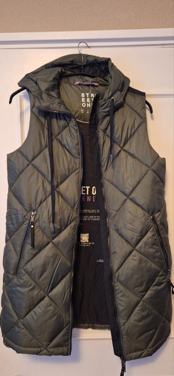 Bodywarmer Street One, arme groen, 36, nieuw!, Kleding | Dames, Verzenden, Street One, Nieuw, Maat 36 (S)
