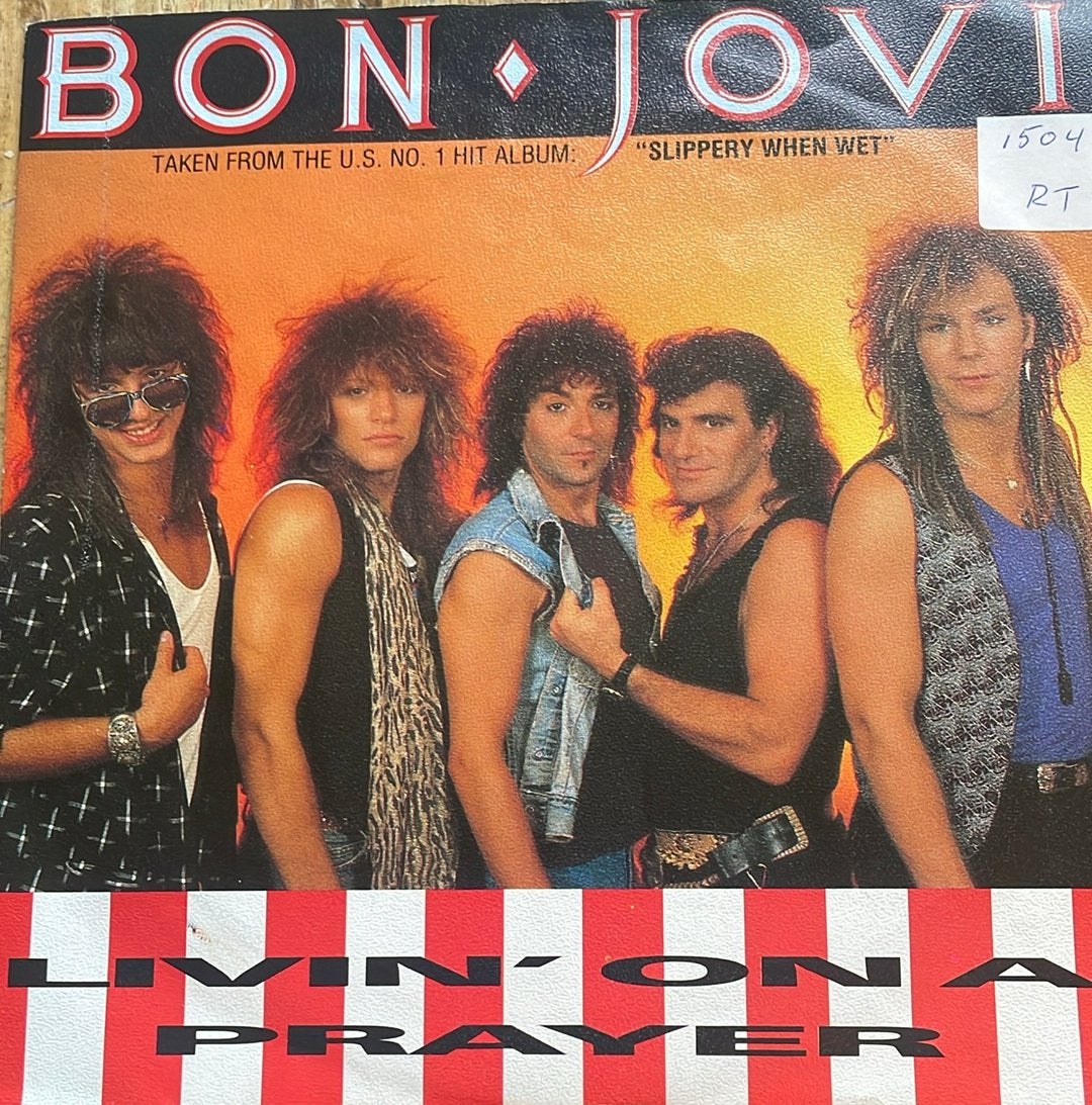 Bon Jovi - Livin’ on a prayer, Ophalen of Verzenden, Zo goed als nieuw, Rock en Metal