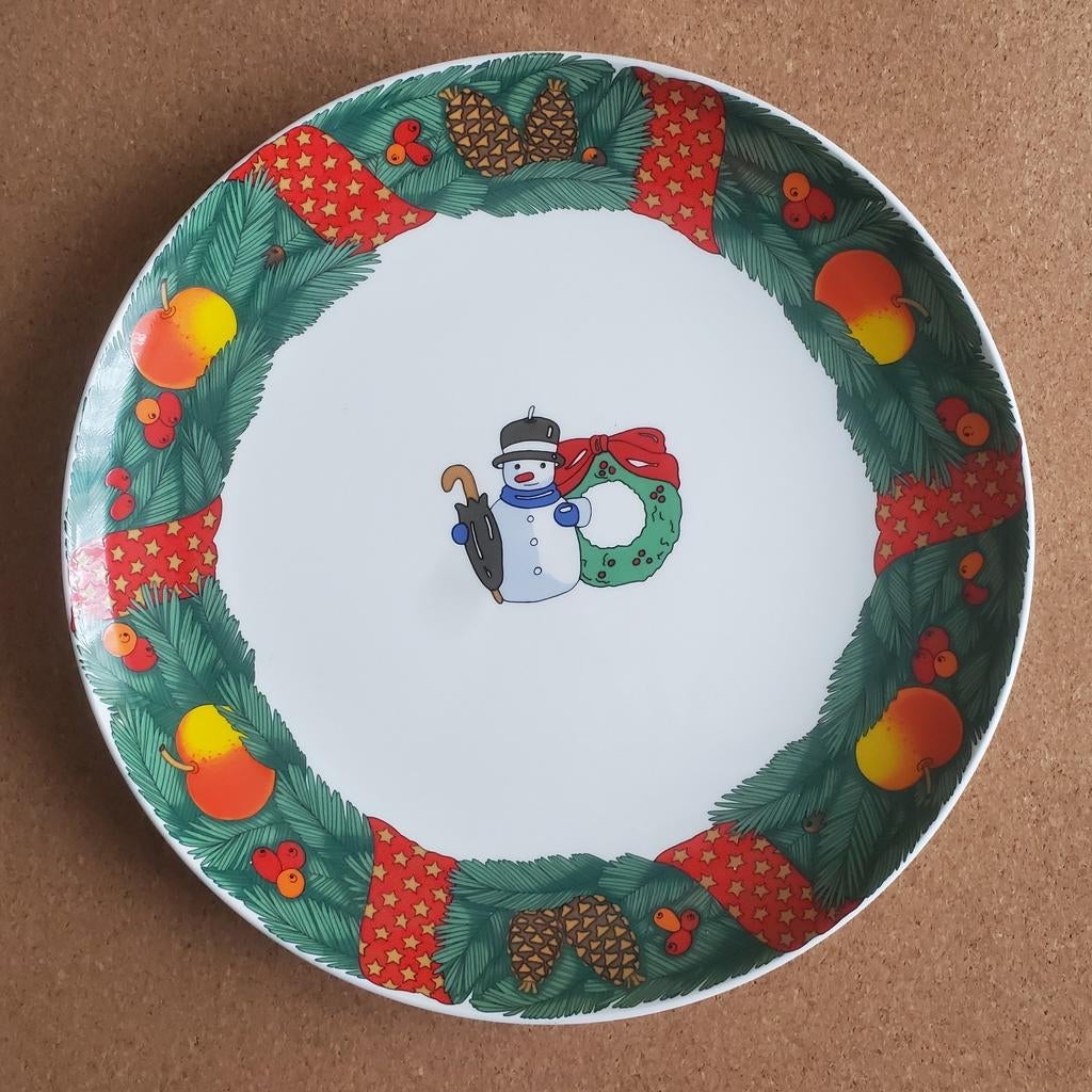Villeroy & Boch "Magic Christmas" Kerstbord Sneeuwpop, Ophalen of Verzenden, Zo goed als nieuw, Bord(en), Overige stijlen