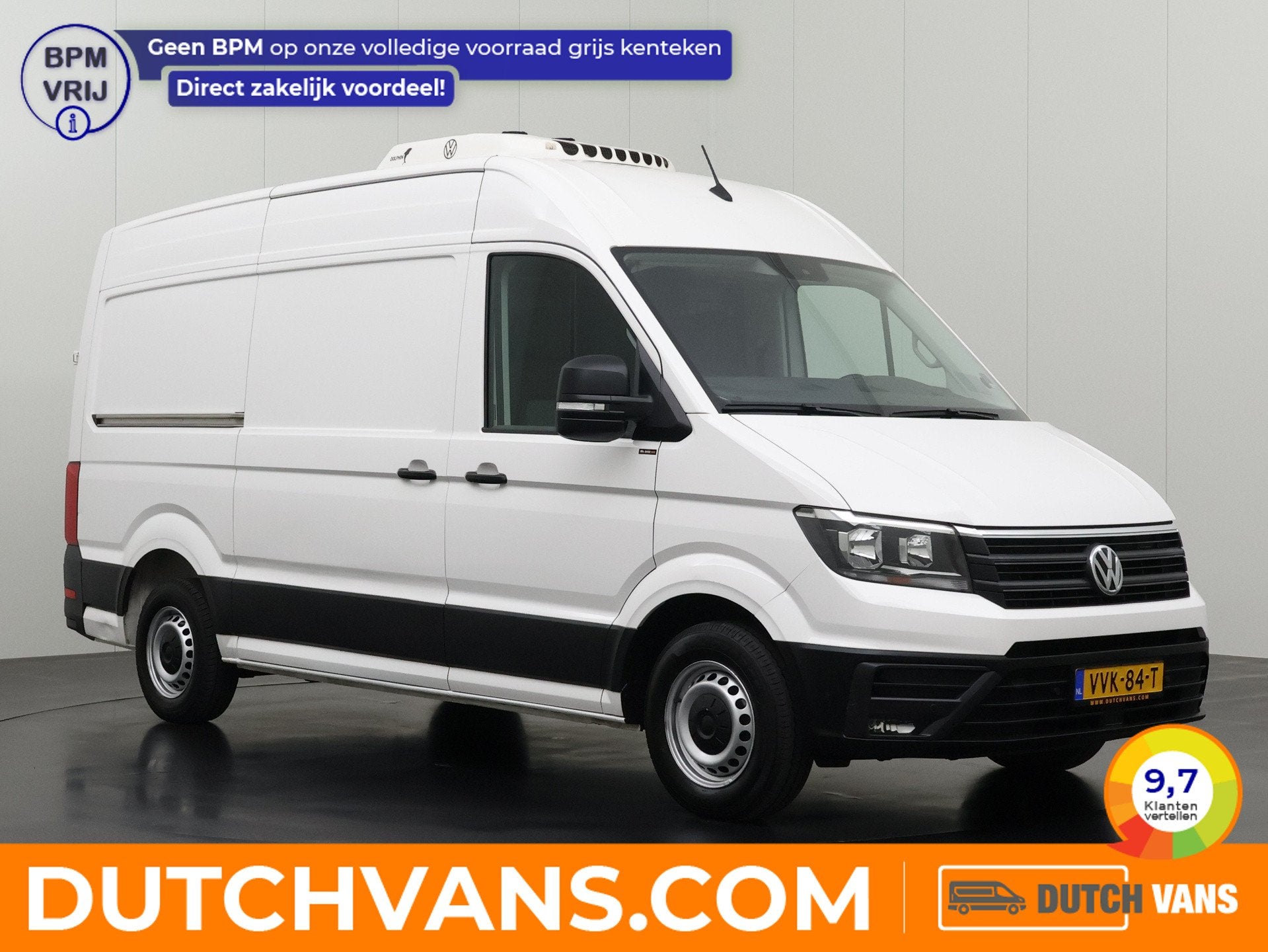Volkswagen Crafter 2.0TDI 140PK L3H3 Comfortline Koelauto |, Dealer onderhouden, Gebruikt, Euro 6, 4 cilinders