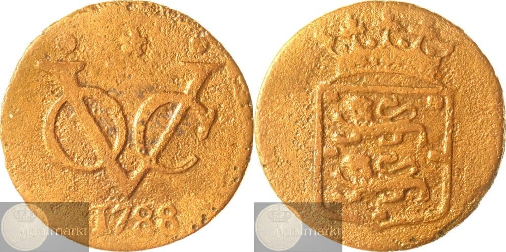 V.O.C. - West-Friesland - Duit 1788 - Hoorn, Ophalen of Verzenden, Vóór koninkrijk, Overige waardes, Losse munt
