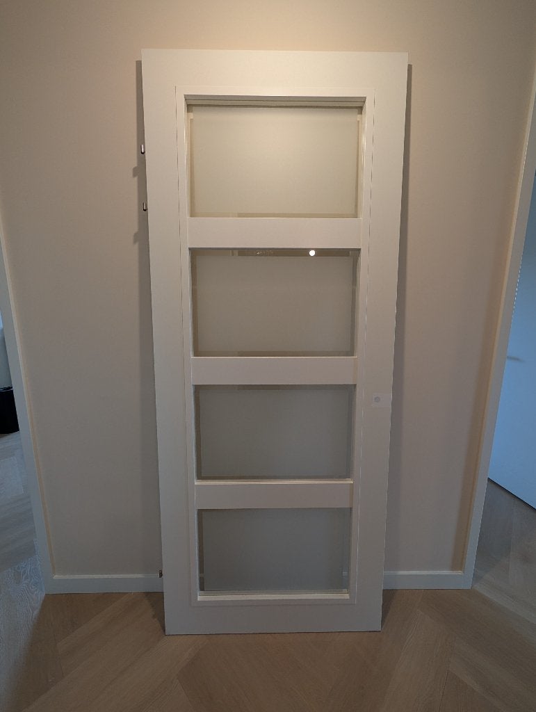 Svedex binnendeur met glaspanelen, Ophalen, 80 tot 100 cm, 215 cm of meer, Binnendeur