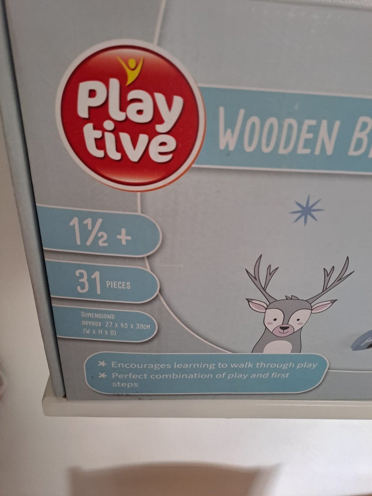 Playtive Houten Baby Walker - Nieuw in doos, Ophalen, Nieuw, Overige typen, Met wieltjes