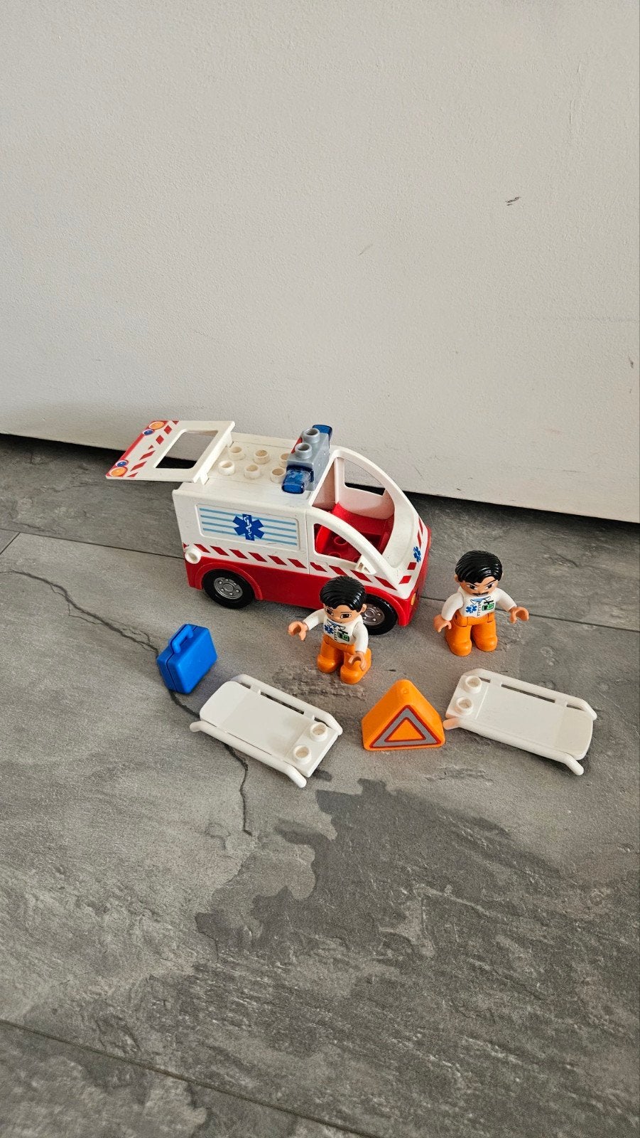 Lego Duplo set4979 ambulance, Ophalen of Verzenden, Gebruikt