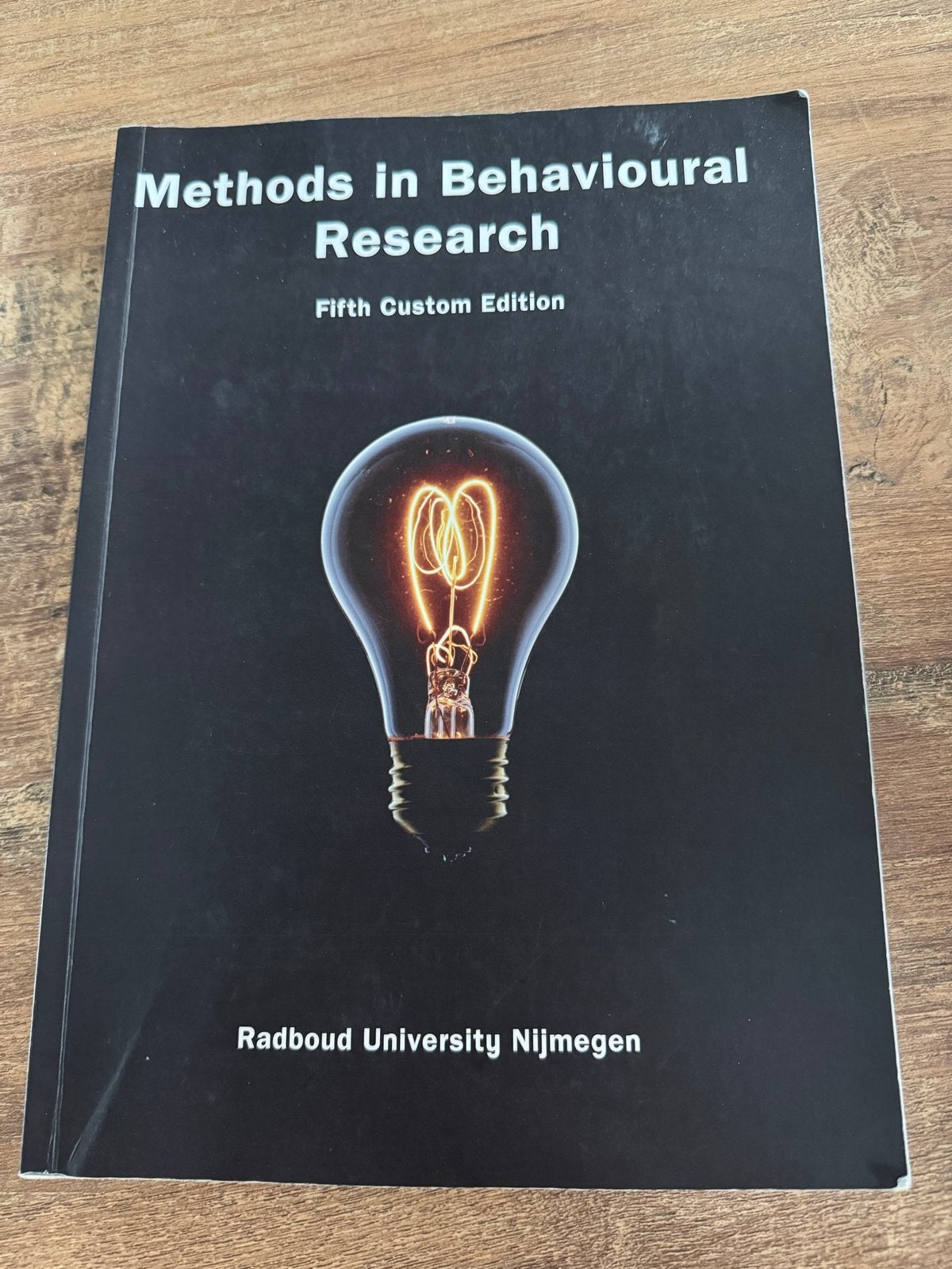 Methods in Behavioural Research - Radboud University Nijmege, Verzenden, Gamma, Gelezen, WO