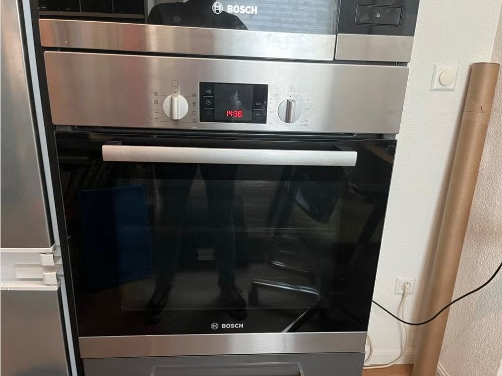 Bosch HBA63B1.1S inbouw oven, Ophalen, Gebruikt, Hete lucht, Bosch