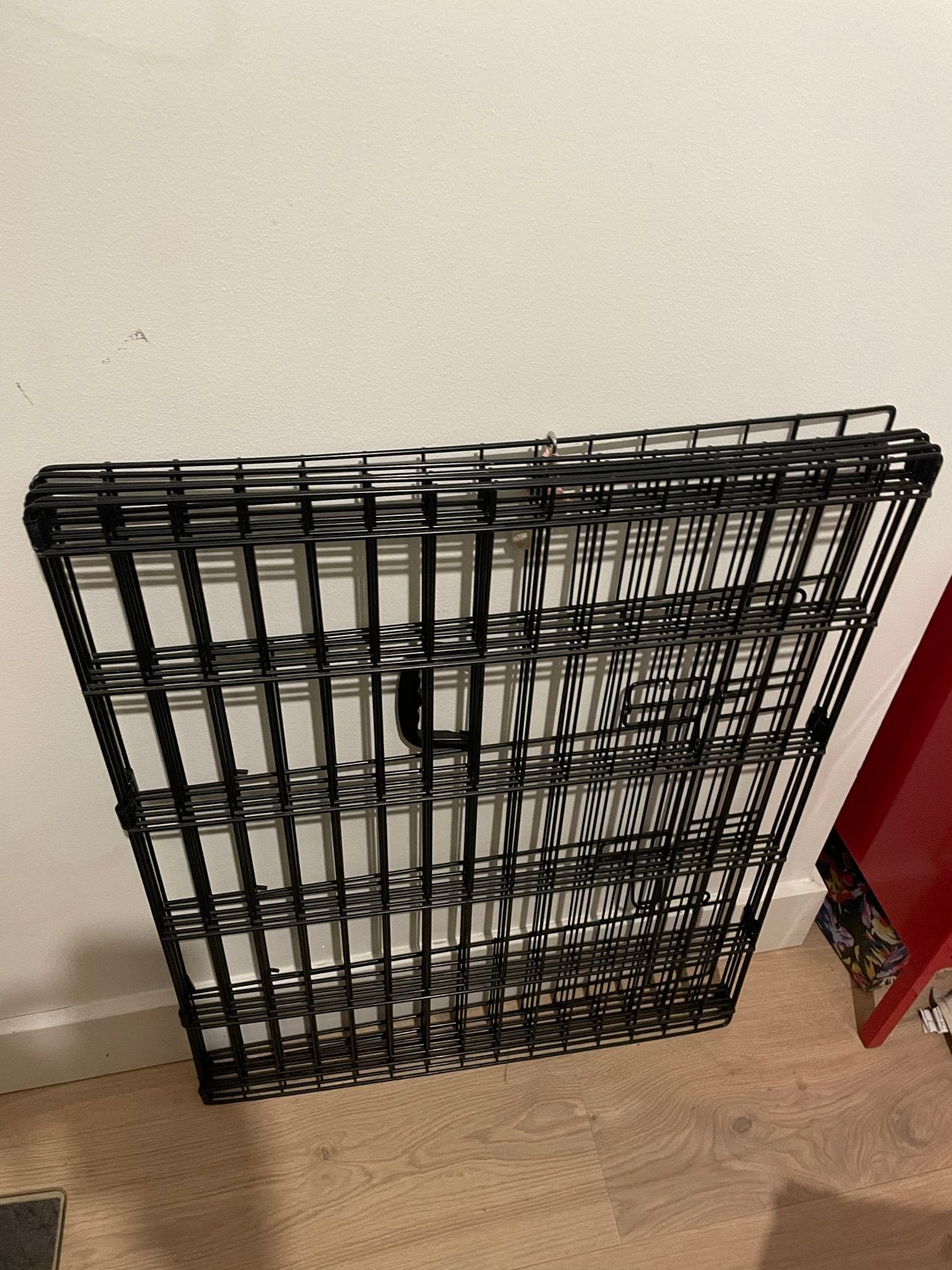 Dog Gate Crate Bench 6 Panels, Ophalen, Gebruikt