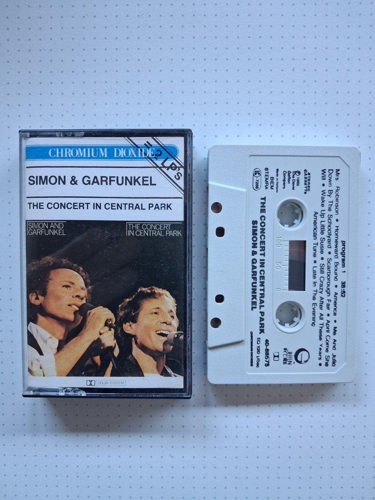 Simon & Garfunkel - The Concert in Central Park Cassette, Gebruikt, 1 bandje, Ophalen of Verzenden, Voorbespeeld
