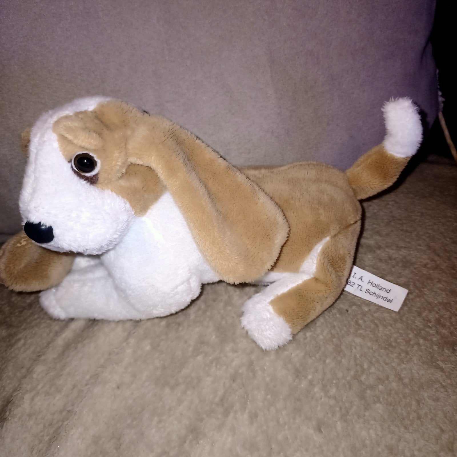 P.I.A. bruin witte beagle., Overige merken, Zo goed als nieuw, Met label, Klein (minder dan 20 cm)