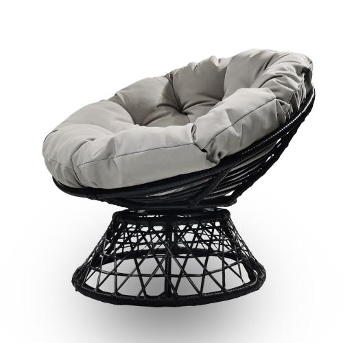 Loungestoel Rond Zwart, Tuin en Terras, Tuinsets en Loungesets, Zo goed als nieuw, Loungeset, Stoel, Ophalen