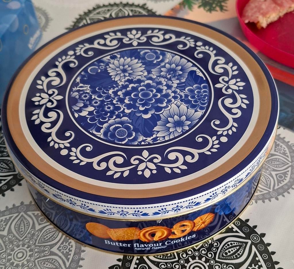 2 koekblikken zonder inhoud, Ophalen, Gebruikt, Overige