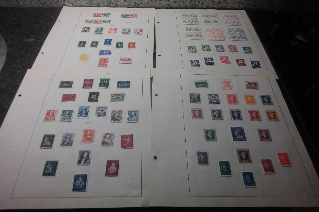postzegels Nederland kaveltje 1941 tm 1946 divers, Postzegels en Munten, Postzegels | Nederland, Ophalen of Verzenden, Na 1940
