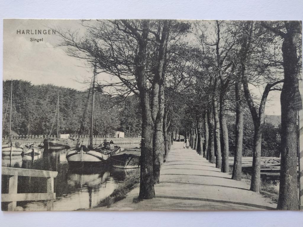 X1931 Harlingen 1908 naar Molkwerum, Ophalen of Verzenden, Voor 1920, Noord-Holland