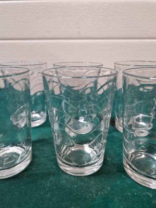waterglazen golf 8 stuks, Ophalen of Verzenden, 'T Olde Gre-j, Info@toldegrej.nl, Endepoelstraat 20f Didam
