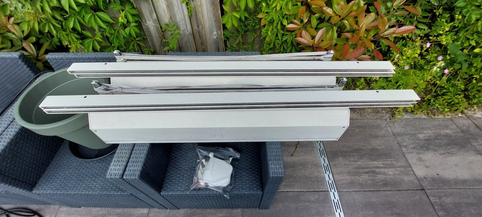 Gebruikte rolluiken - 102 cm breed, 143,5 cm hoog, Ophalen of Verzenden, Gebruikt