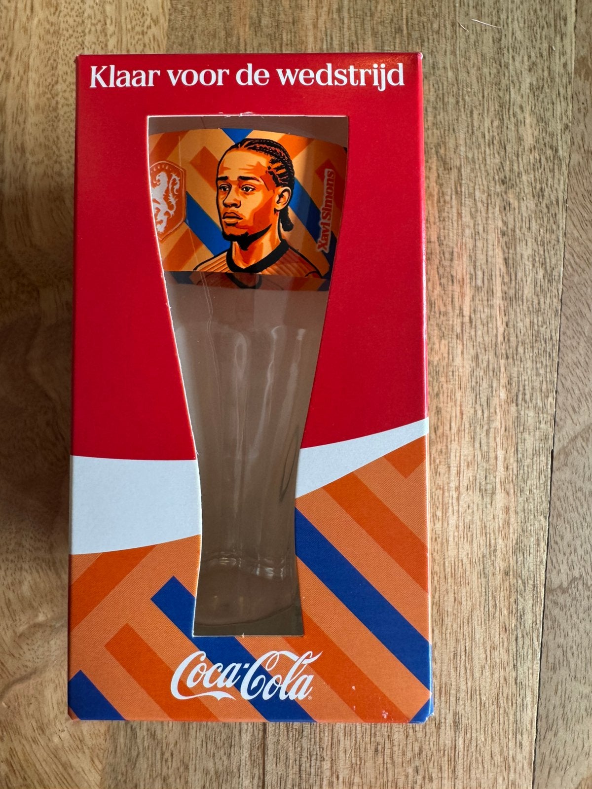 Wk coca cola glas xavi simons, Verzamelen, Ophalen of Verzenden, Buitenlandse clubs