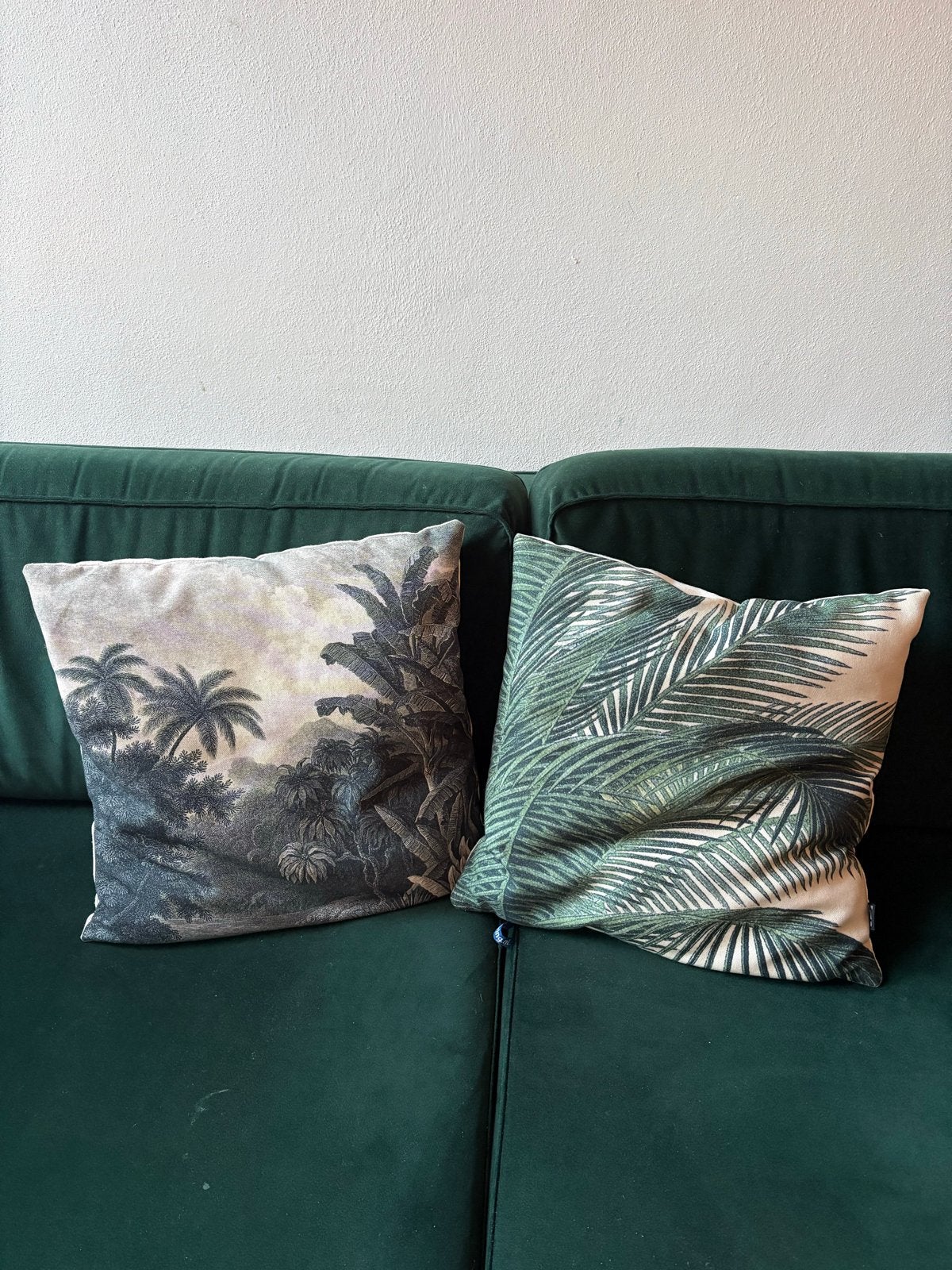 Set van 2 HK Living sierkussens 45x45 cm, Ophalen, Meerkleurig, Met print, Vierkant
