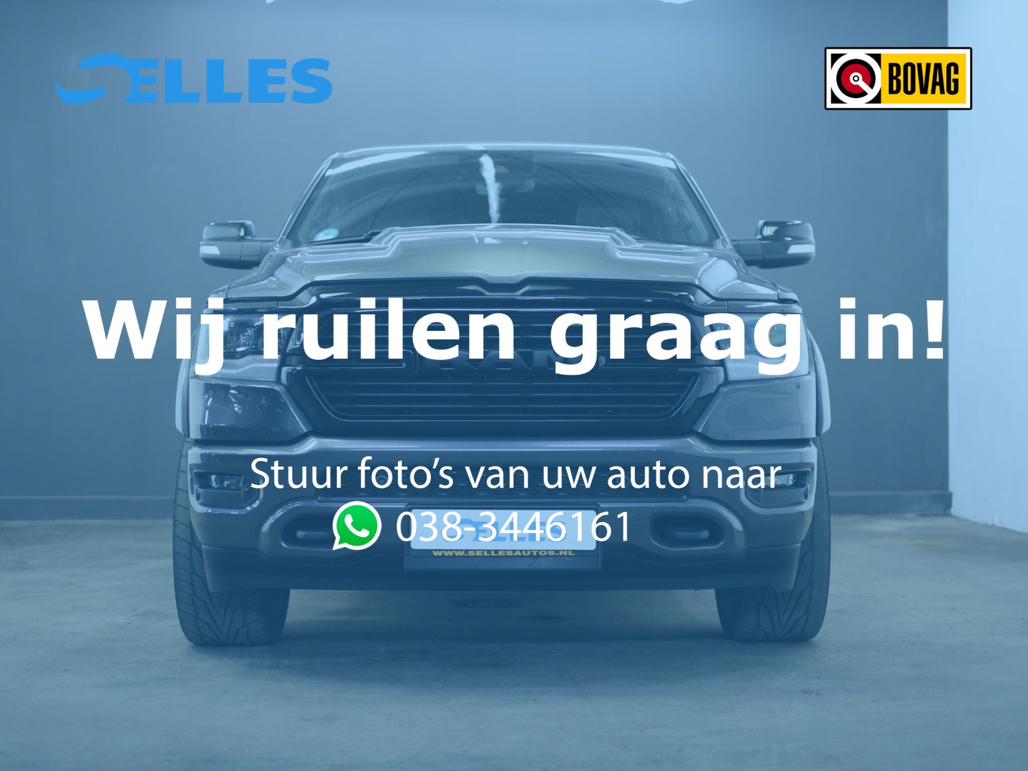 Dodge Ram 1500 5.7 V8 4x4 Crew Cab Laramie Night | Hardtop |, Auto's, Dodge, Automaat, Dealer onderhouden, Gebruikt, 5654 cc
