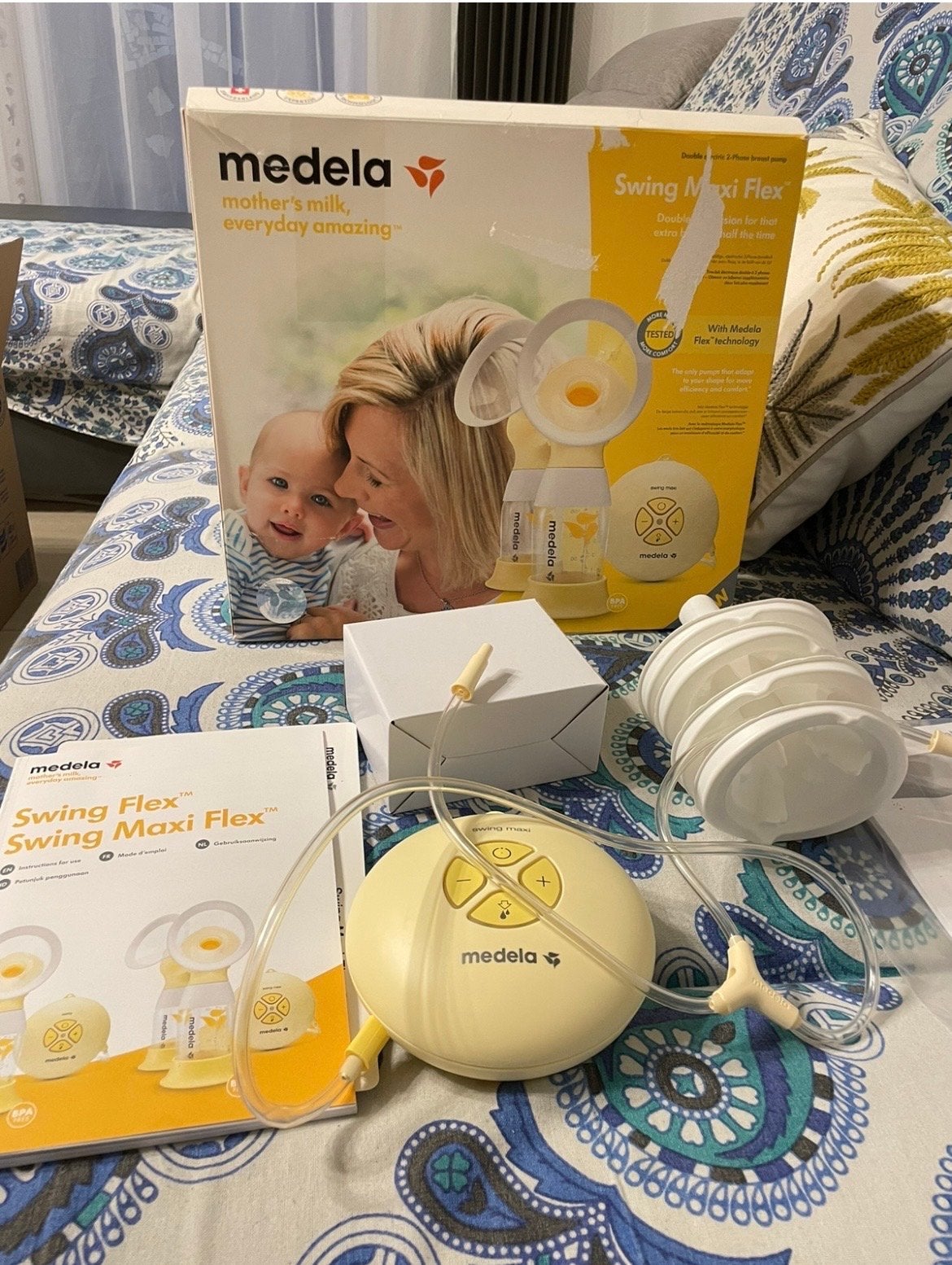 Medela Swing Maxi Flex Dubbele Elektrische Borstkolf – Zo go, Ophalen, Zo goed als nieuw