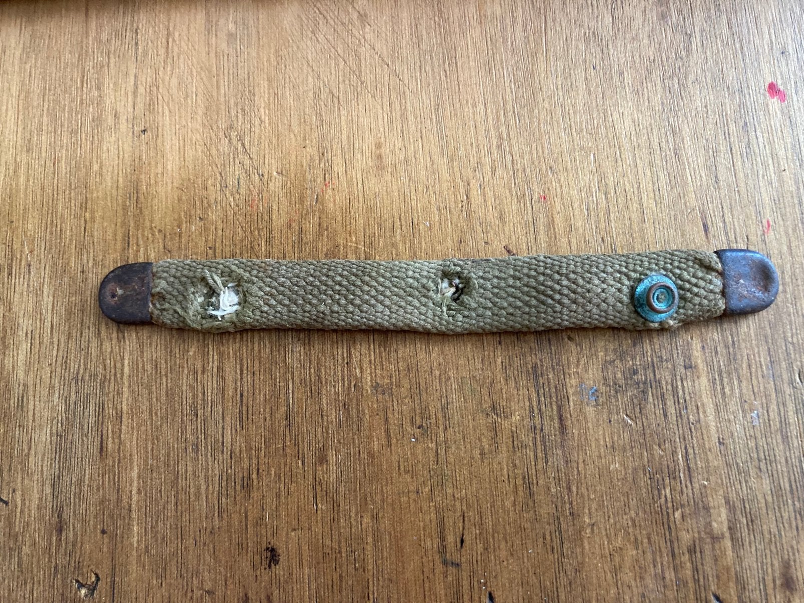 US M3 Fighting knife / sluitriempje., Verzamelen, Militaria | Tweede Wereldoorlog, Verzenden, Landmacht, Amerika, Mes of Dolk