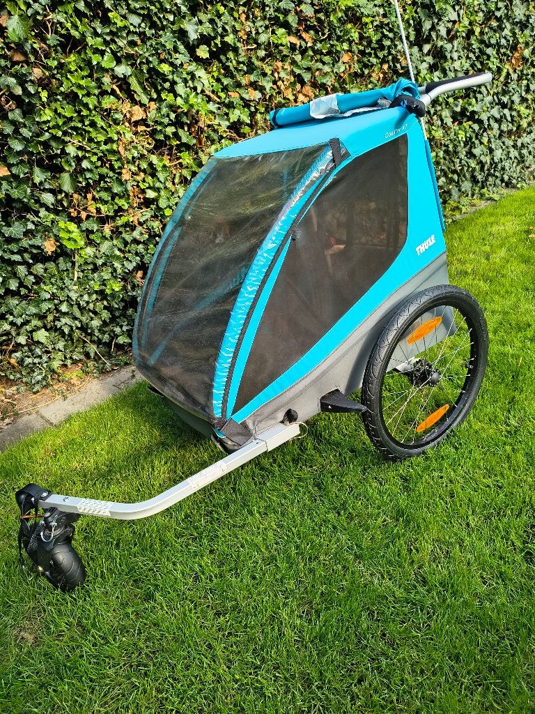 Thule Coaster XT fietskar - Kinderkar, Ophalen, Opvouwbaar, Zo goed als nieuw, 40 tot 60 kg