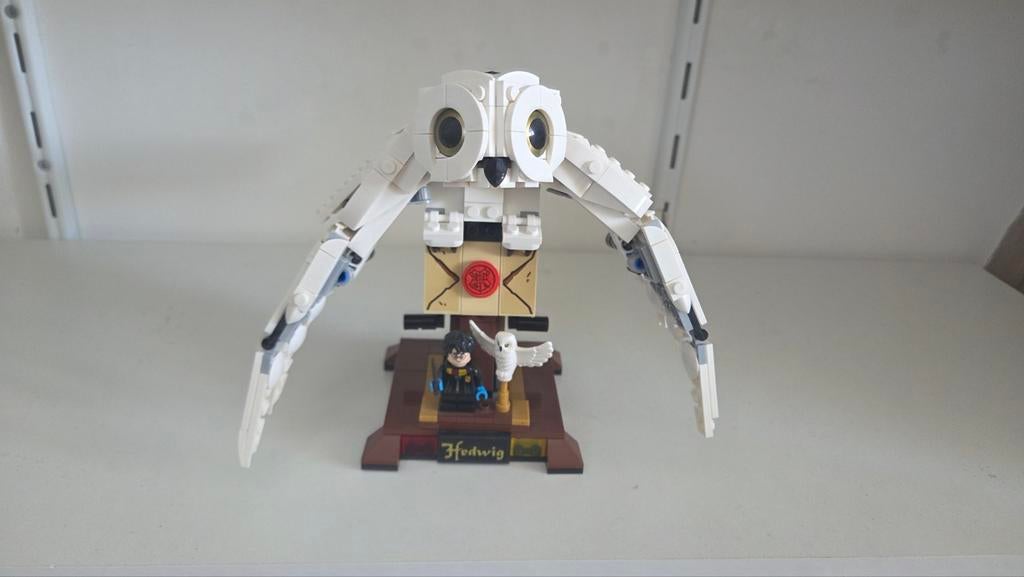 LEGO Harry Potter Hedwig Uil (75979) - Zo goed als nieuw, Ophalen of Verzenden, Zo goed als nieuw, Overige merken