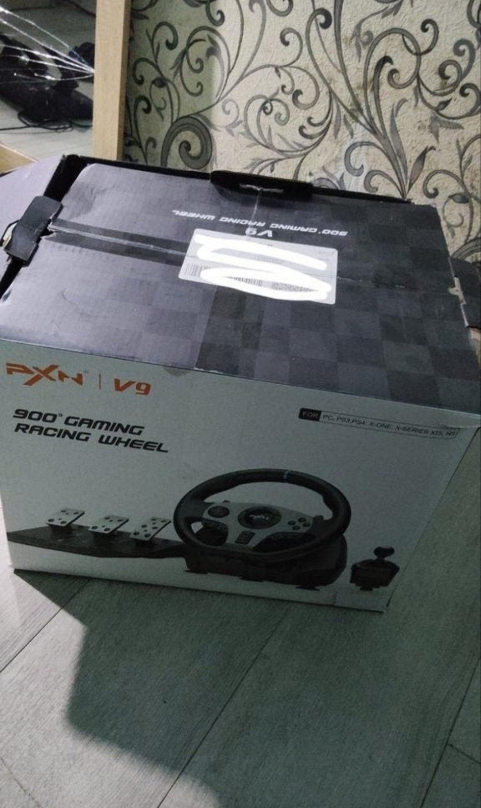 PXN V9 Racing Wheel + Pedalen, Spelcomputers en Games, Spelcomputers | Overige, Zo goed als nieuw, Ophalen of Verzenden