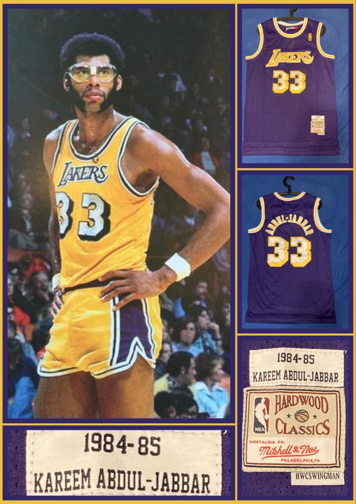 Kareem Abdul-Jabbar 33 LA LAKERS LEGEND size M, Sport en Fitness, Basketbal, Ophalen of Verzenden, Nieuw, Kleding
