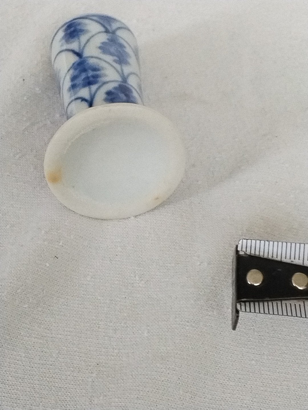 Miniatuur Delfts Blauw Vaasje - Handgeschilderd, Antiek en Kunst, Ophalen of Verzenden