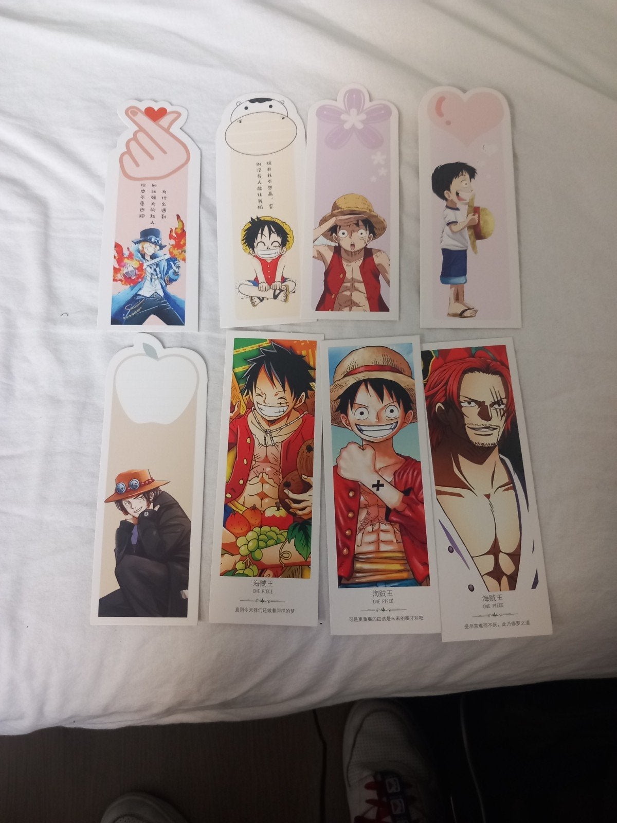 One piece boekenleggers en postkaarten, Verzamelen, Ophalen
