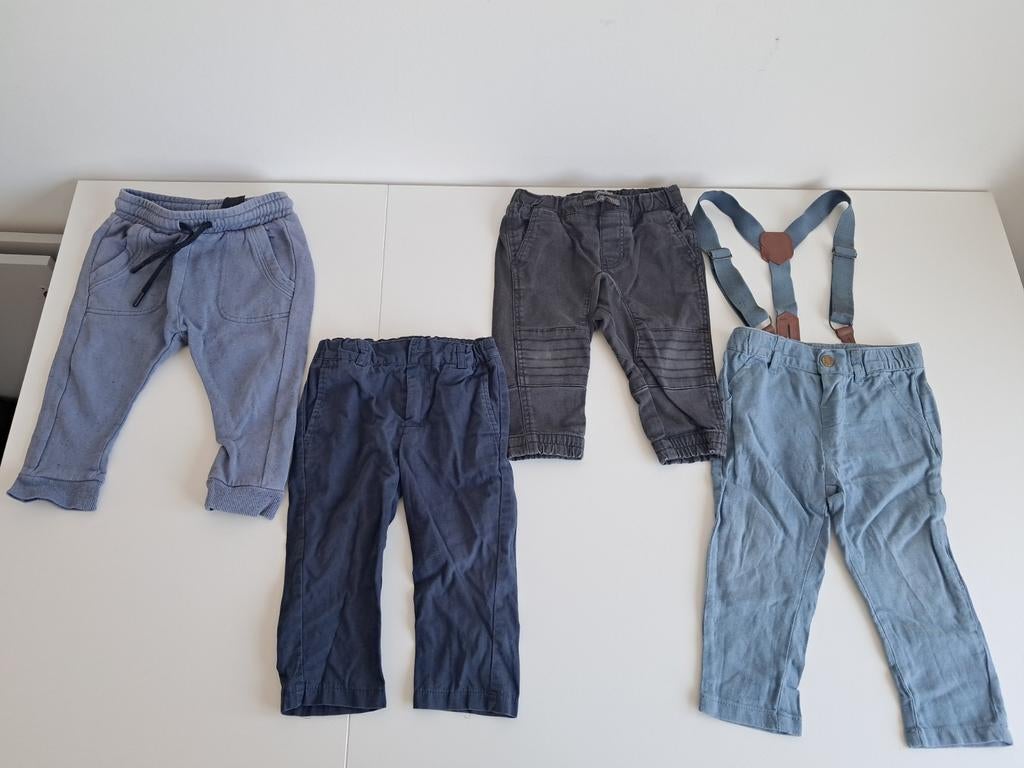 4x broek maat 80, Ophalen of Verzenden, Gebruikt, Jongetje, Broekje