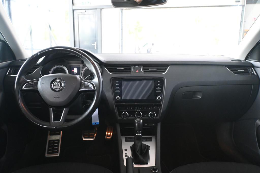 Skoda Octavia Combi 2.0 TDI Greentech Style Automaat Clima N, Auto's, Skoda, Stof, Gebruikt, 4 cilinders, Wit