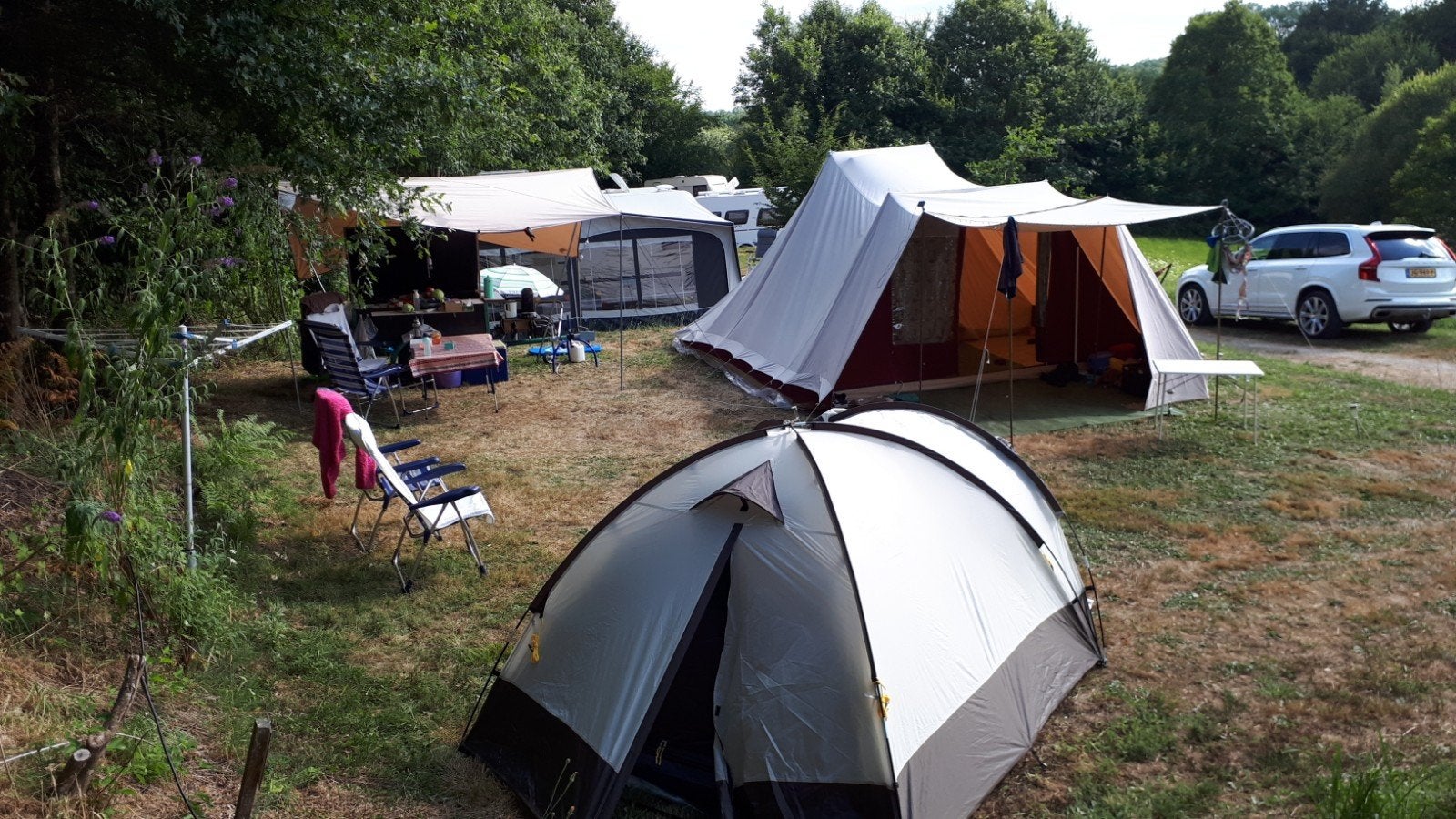 6 persoons Esvo tent., Ophalen of Verzenden, Gebruikt, Meer dan 6