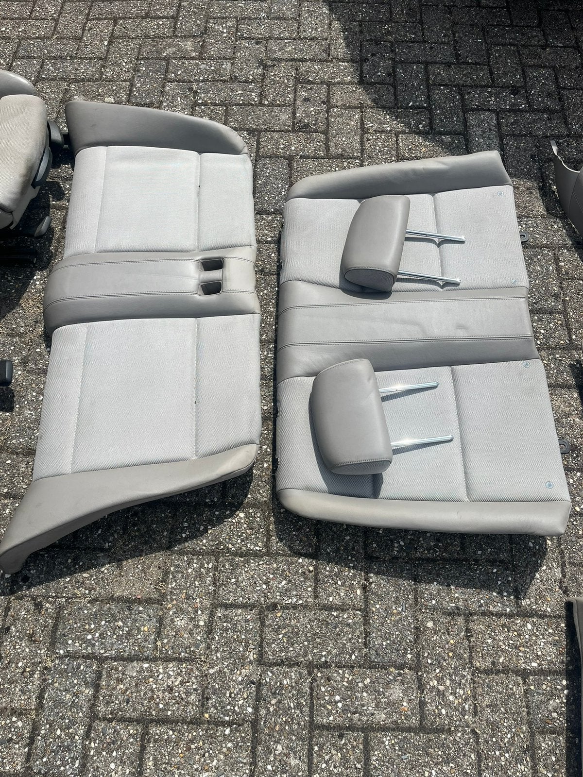 Bmw e88 achterbank beige stof/ leder, Ophalen, Gebruikt, BMW