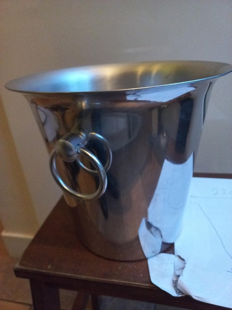 Champagnekoeler wijnkoeler nieuw hoogte 20cm prijs 10E €, Flessenkoeler, Ophalen of Verzenden, Nieuw, Metaal