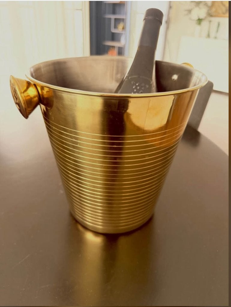 Champagne ice bucket, Ophalen, Glas, Overige stijlen, Glas of Glazen