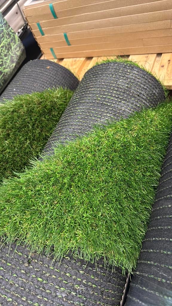 3.80x4.00 45mm Restant kunstgras., Tuin en Terras, Gras en Kunstgras, Ophalen, Nieuw, 10 tot 20 m², Kunstgras